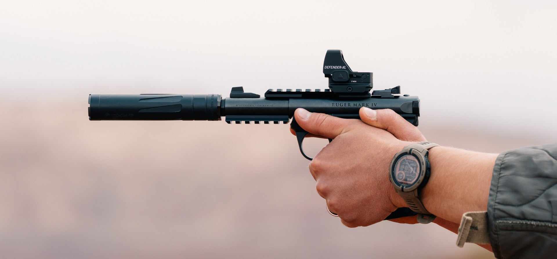 Dead Air and Ruger Launch RXD22Ti Rimfire Suppressor Dead Air and Ruger Launch RXD22Ti Rimfire Suppressor