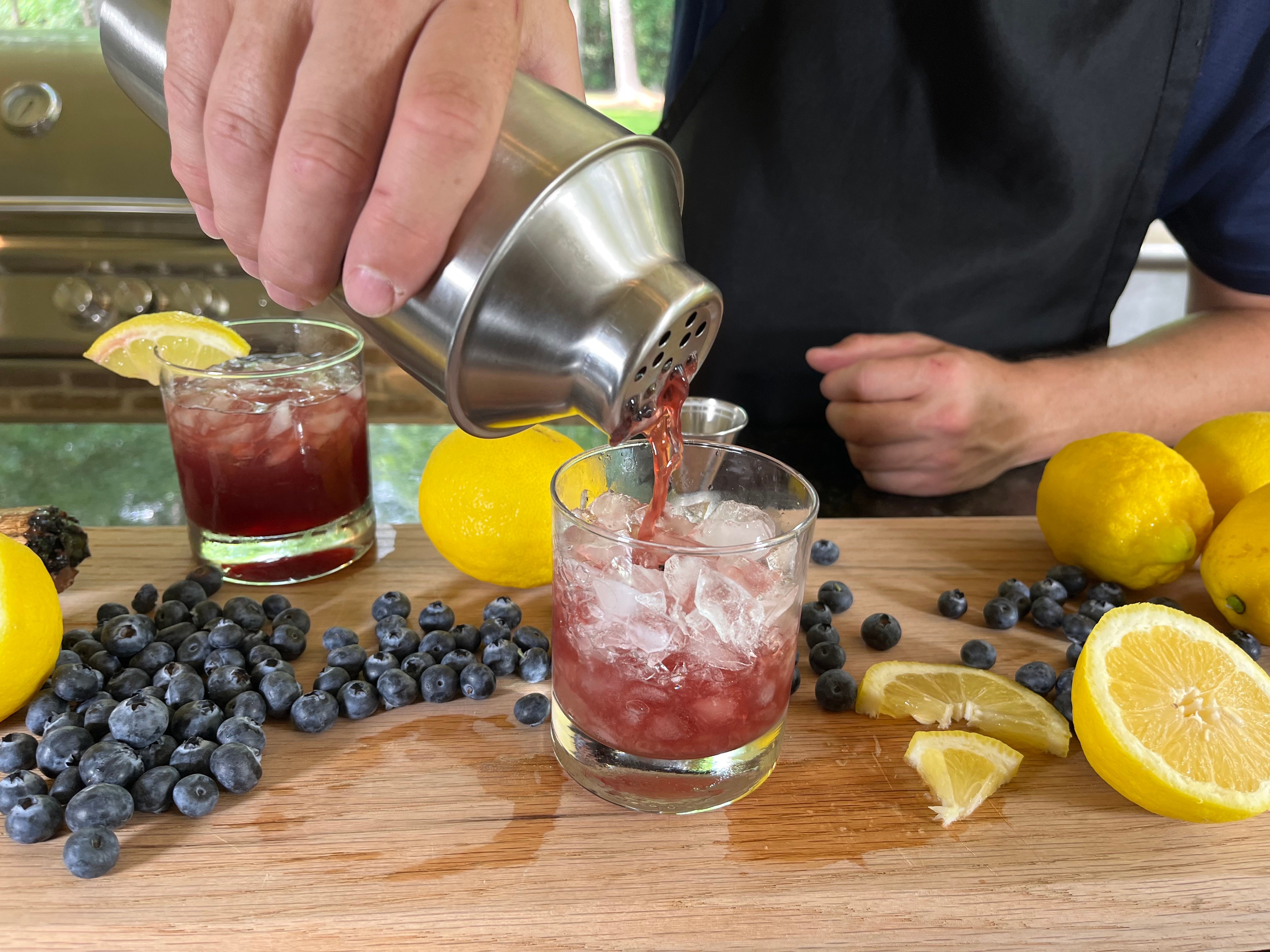 Homegrown Blueberries & Building the PERFECT Blueberry Vodka Smash