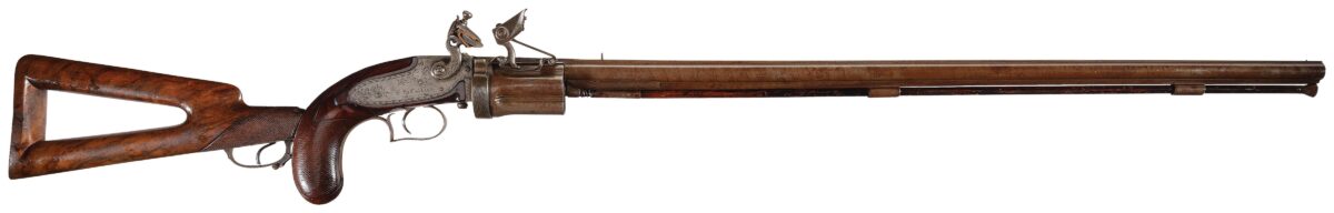 POTD: Collier Flintlock Revolving Rifle – The Gun Before Colt POTD: Collier Flintlock Revolving Rifle – The Gun Before Colt