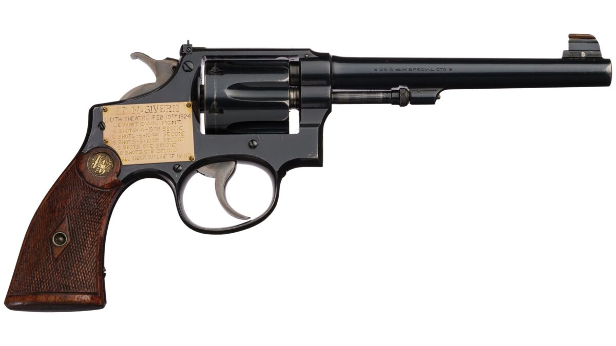 POTD: S&W .38 Military & Police – McGivern’s Record-Breaking “Six in 4/5ths” POTD: S&W .38 Military & Police – McGivern’s Record-Breaking “Six in 4/5ths”