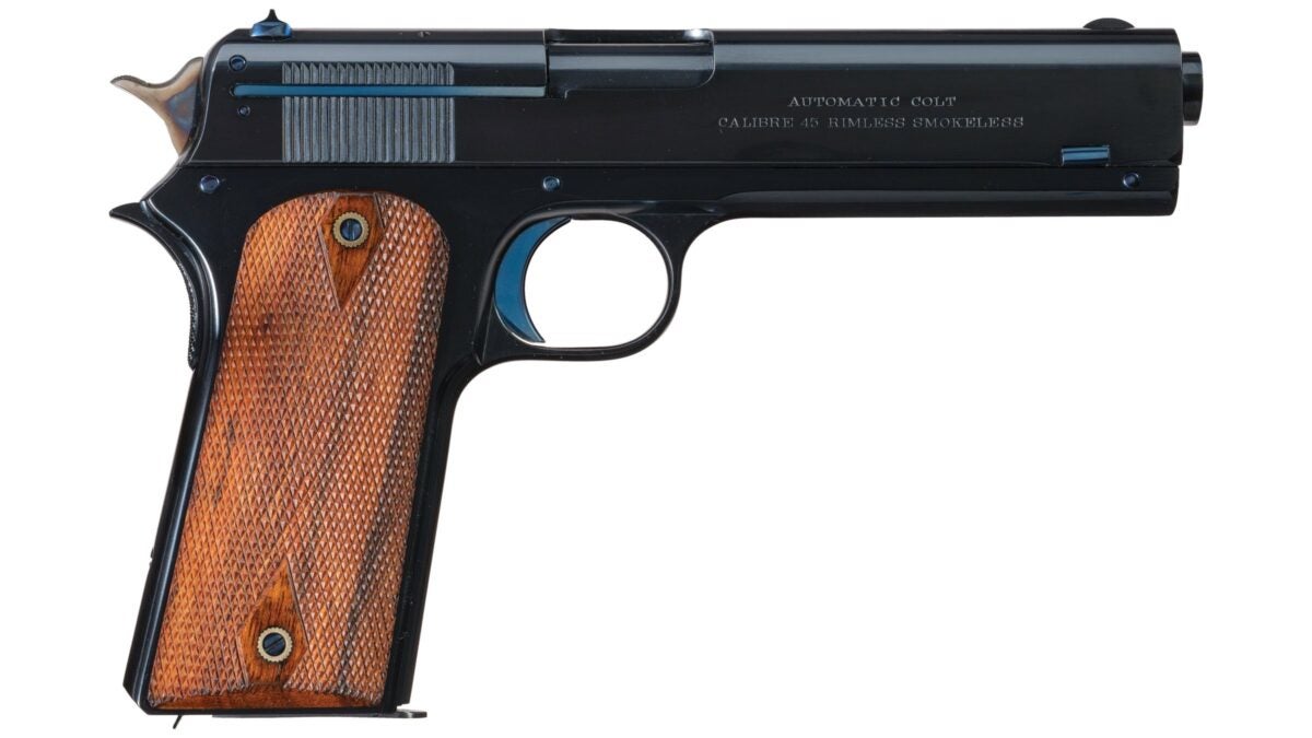 POTD: Colt Model 1907 Military #15 – Birth of the .45 ACP POTD: Colt Model 1907 Military #15 – Birth of the .45 ACP