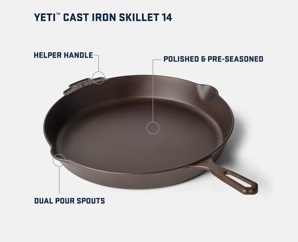 AllOutdoor Review: YETI Cast Iron Skillet 14 is Hearty & Pre-Seasoned